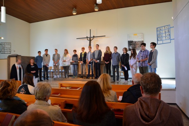 Gottesdienst der Konfirmanden 2017